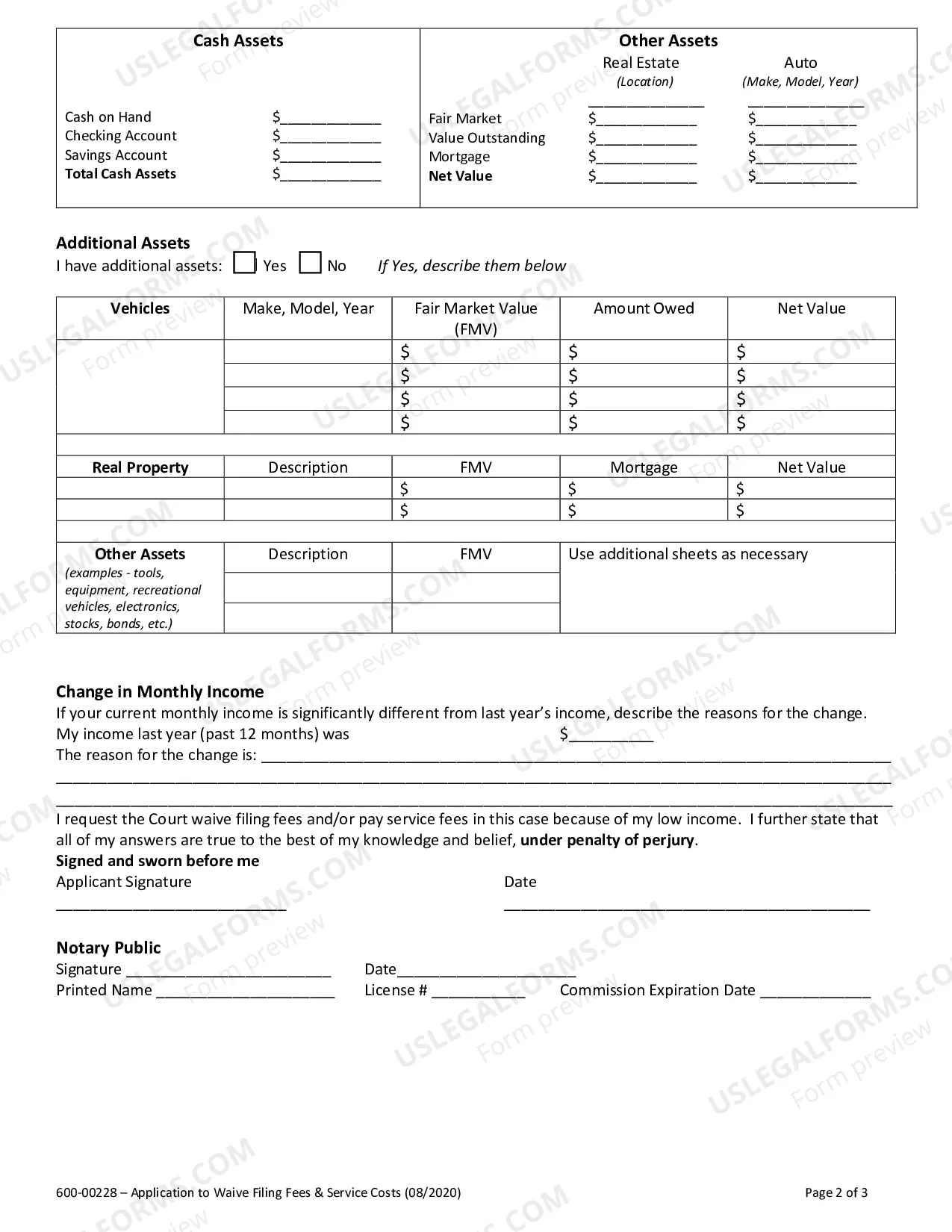 Preview Application to Proceed In Forma Pauperis