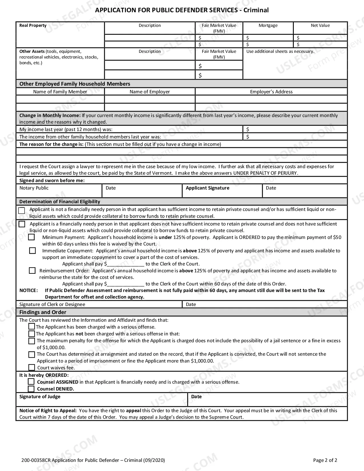 Preview Application for Public Defender Services