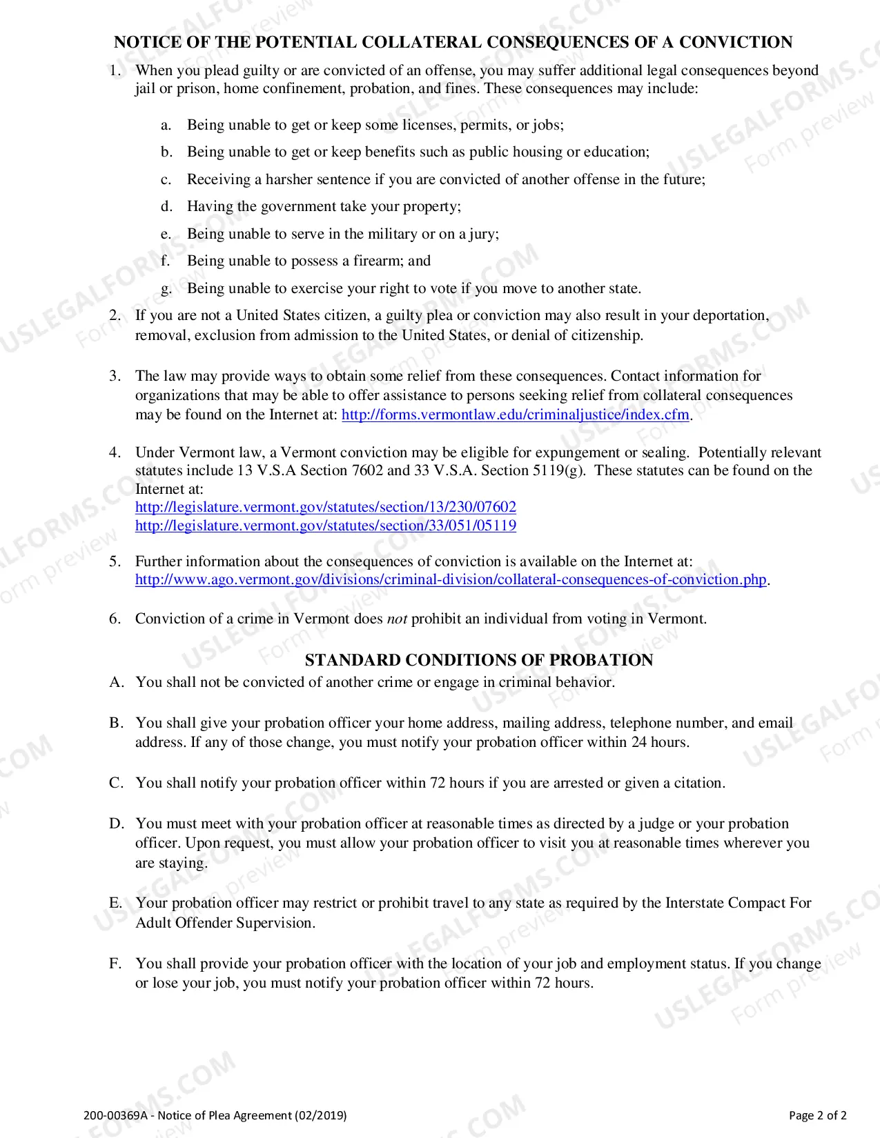 Preview Plea Agreement