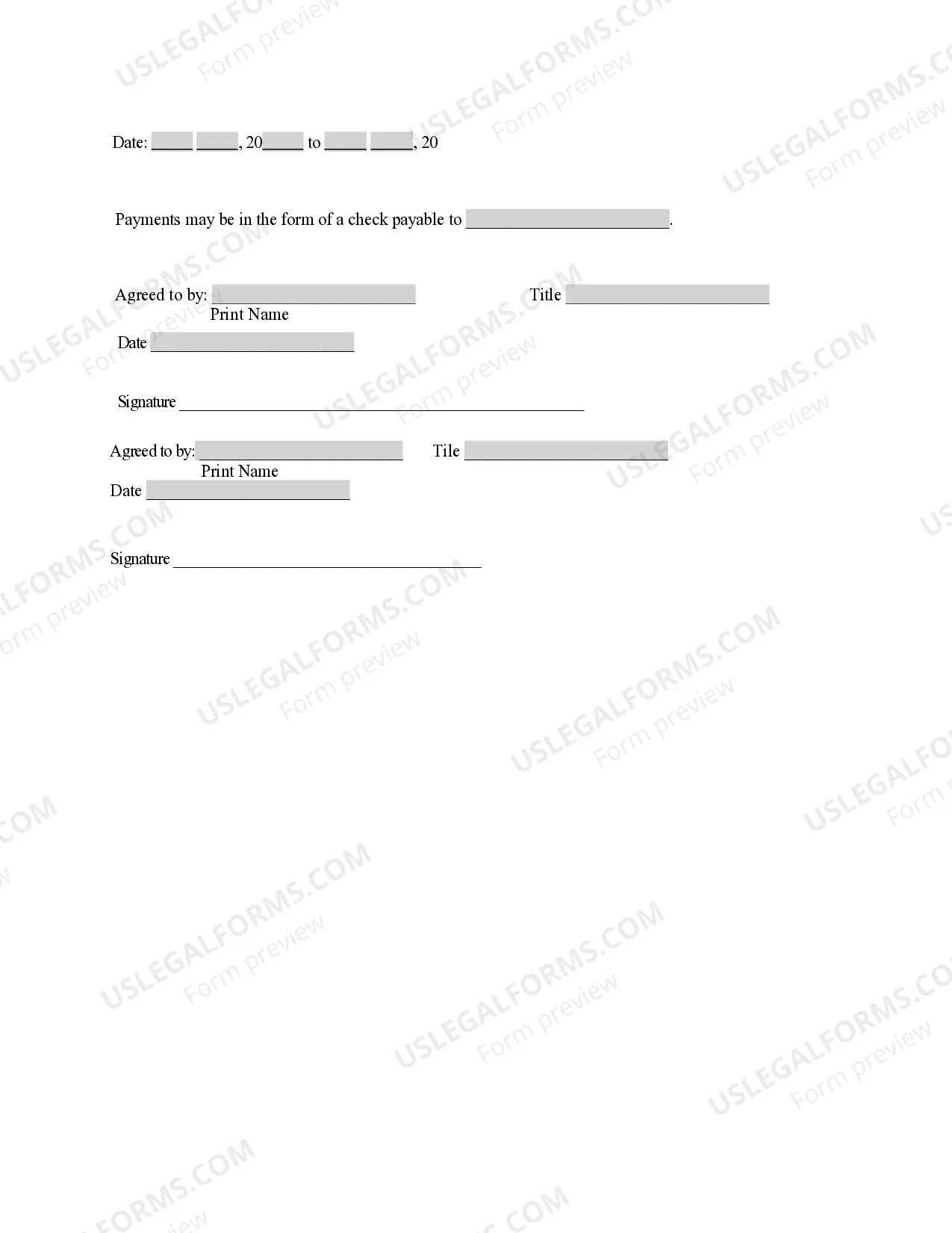 Preview Sign Advertising Agreement