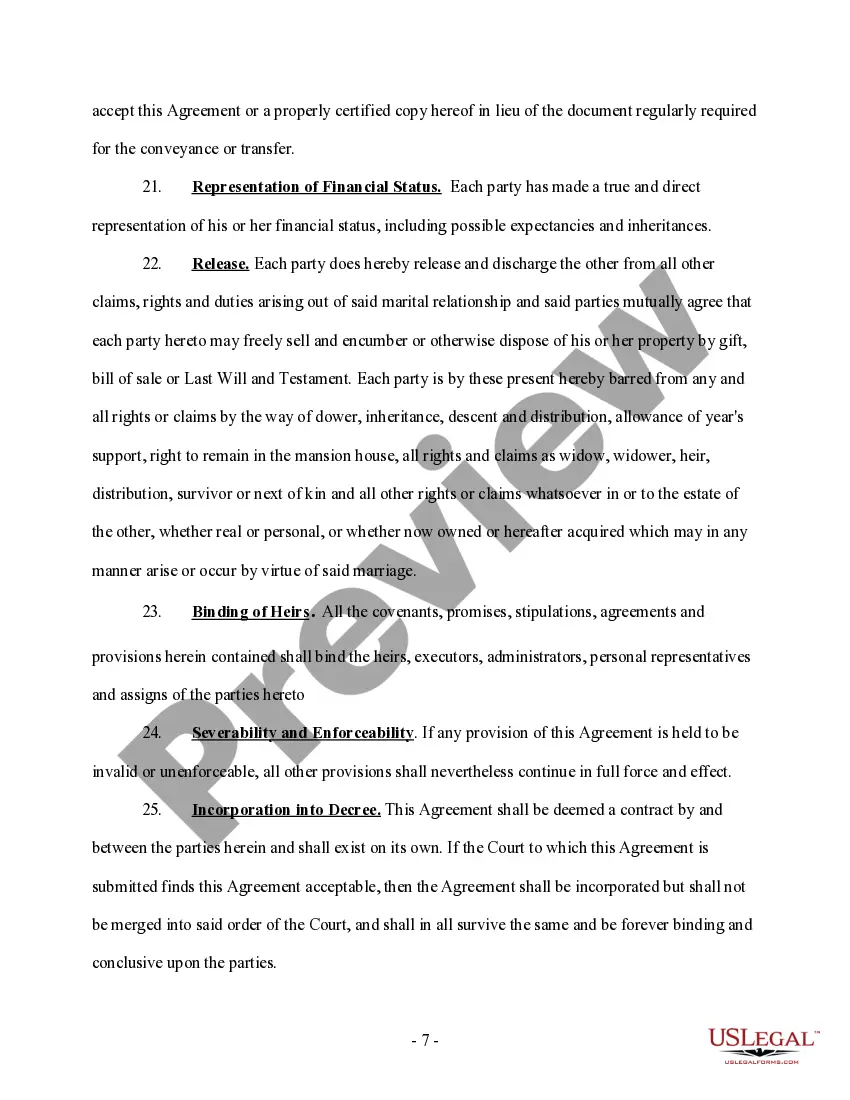 Get Final Stipulation of Divorce and Separation Agreement with Adult Children Preview Final Stipulation of Divorce and Separation Agreement with Adult Children