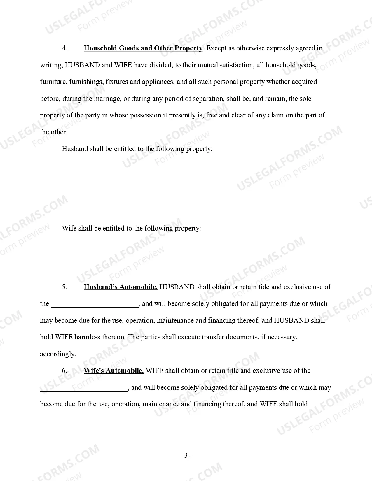 Preview Final Stipulation of Divorce - Property, Debts, and Spousal Support - No Children