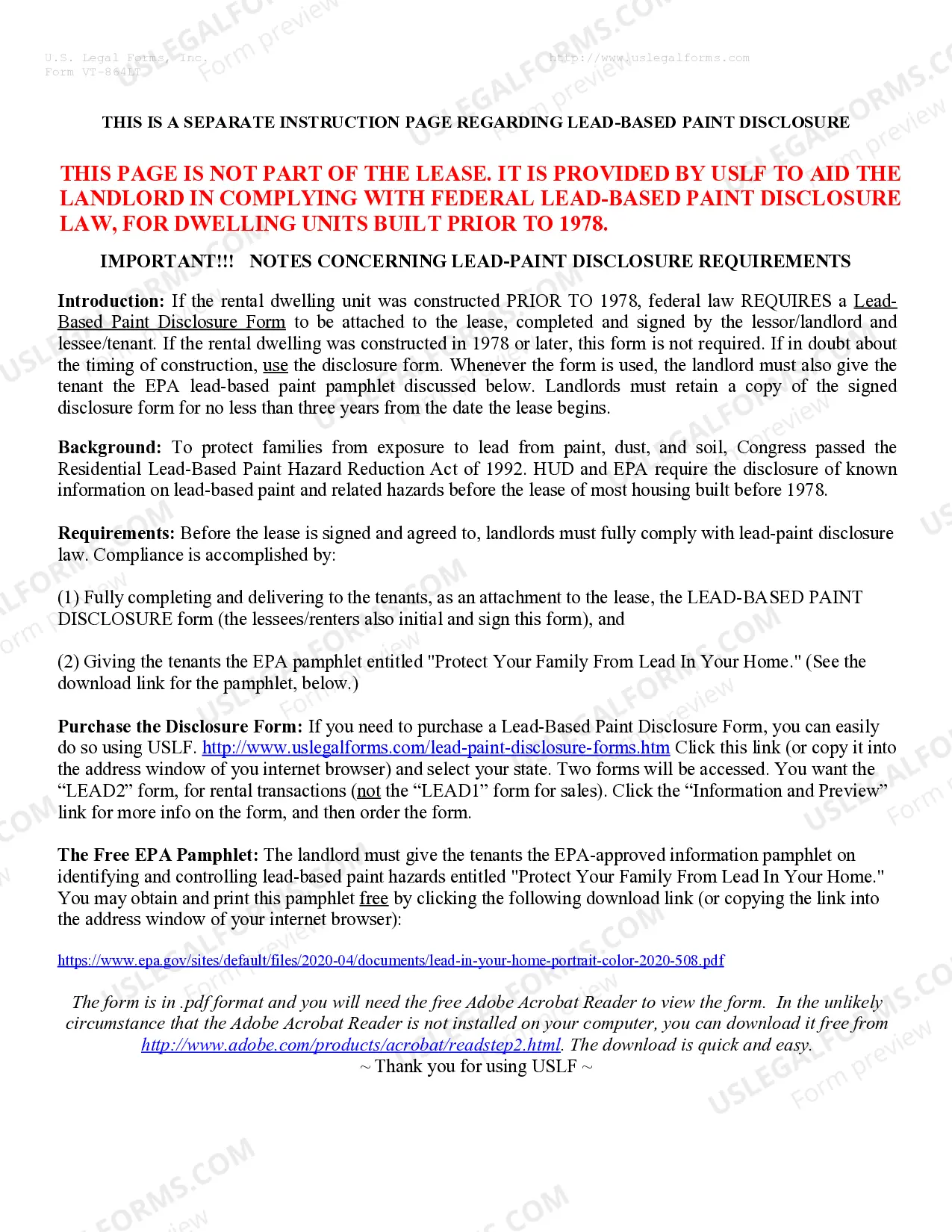 Preview Residential Rental Lease Agreement