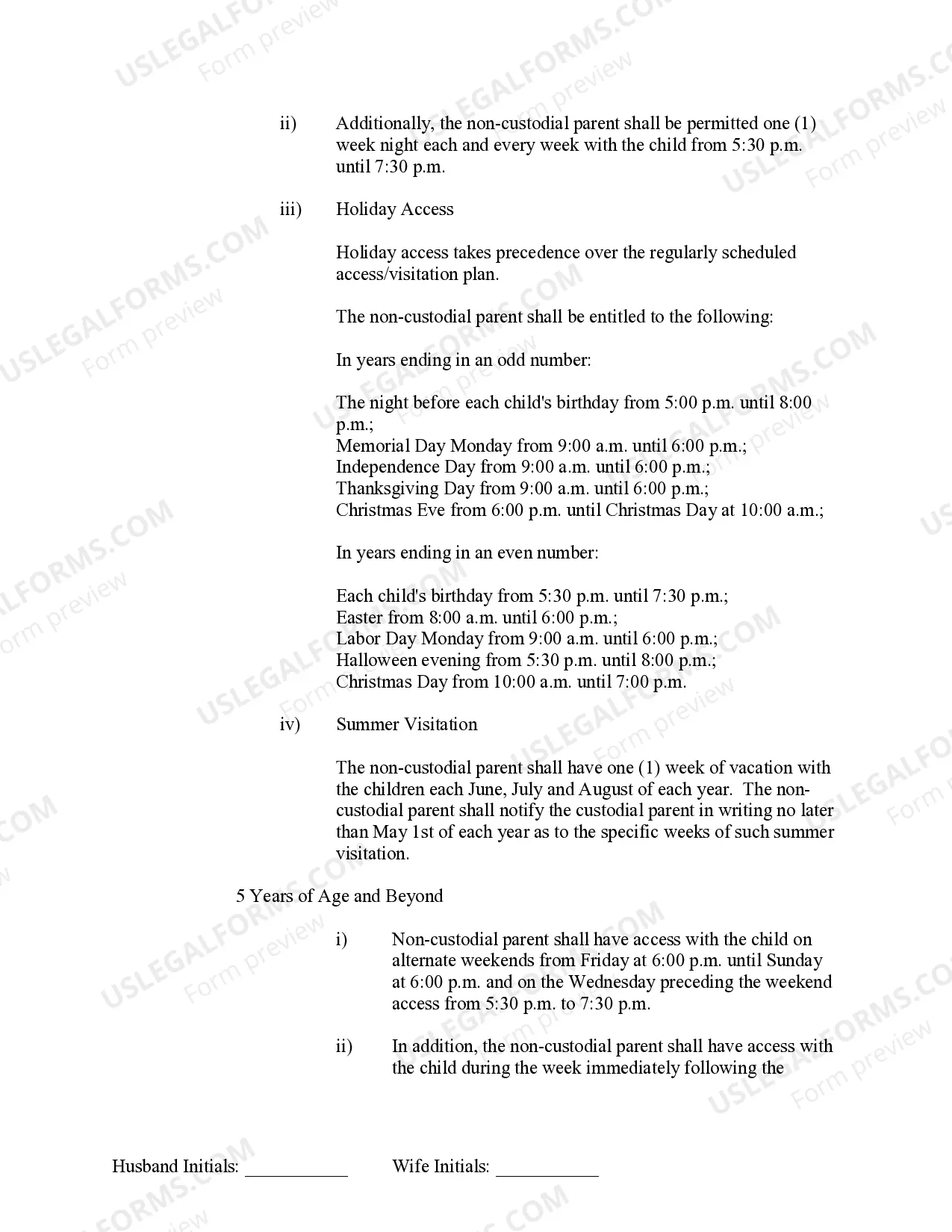Preview Marital Domestic Separation and Property Settlement Agreement Minor Children no Joint Property or Debts effective Immediately