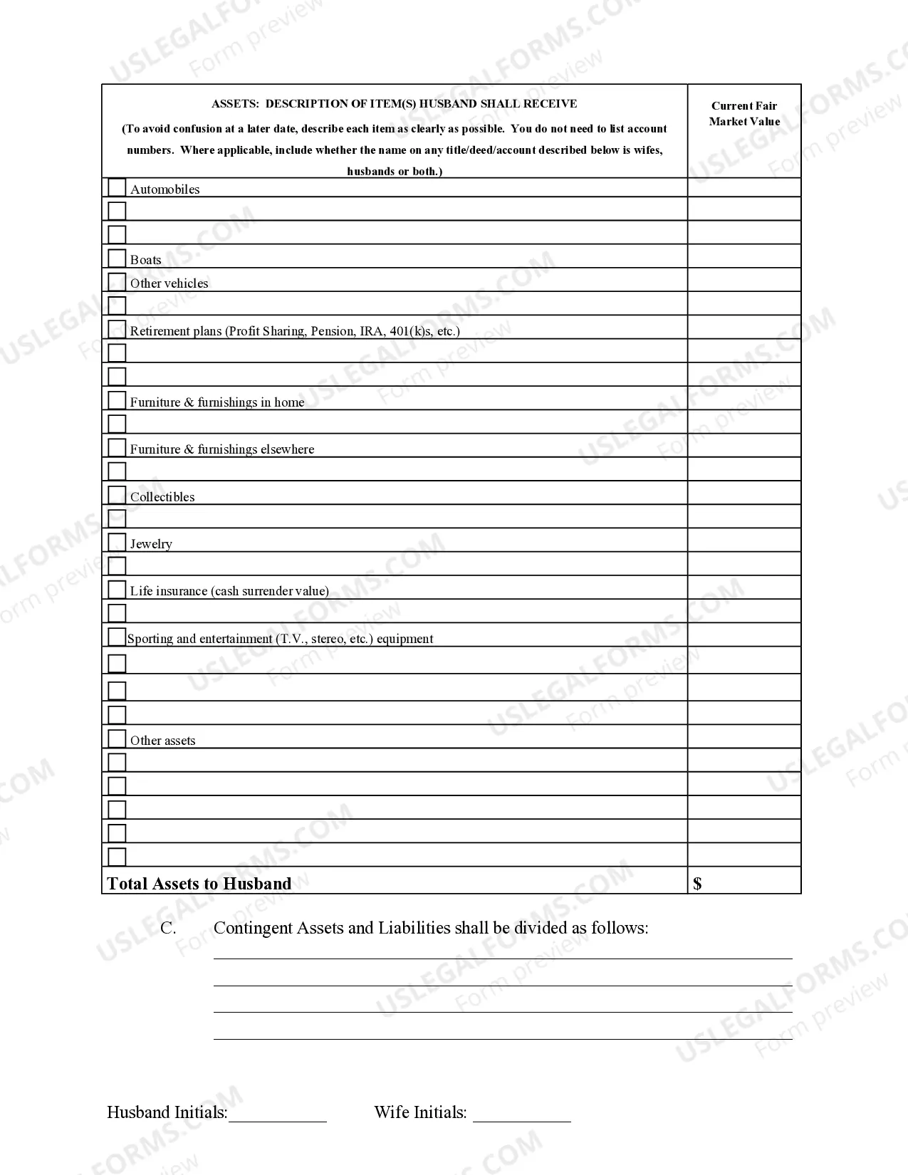 Preview Marital Domestic Separation and Property Settlement Agreement Minor Children Parties May have Joint Property or Debts effective Immediately