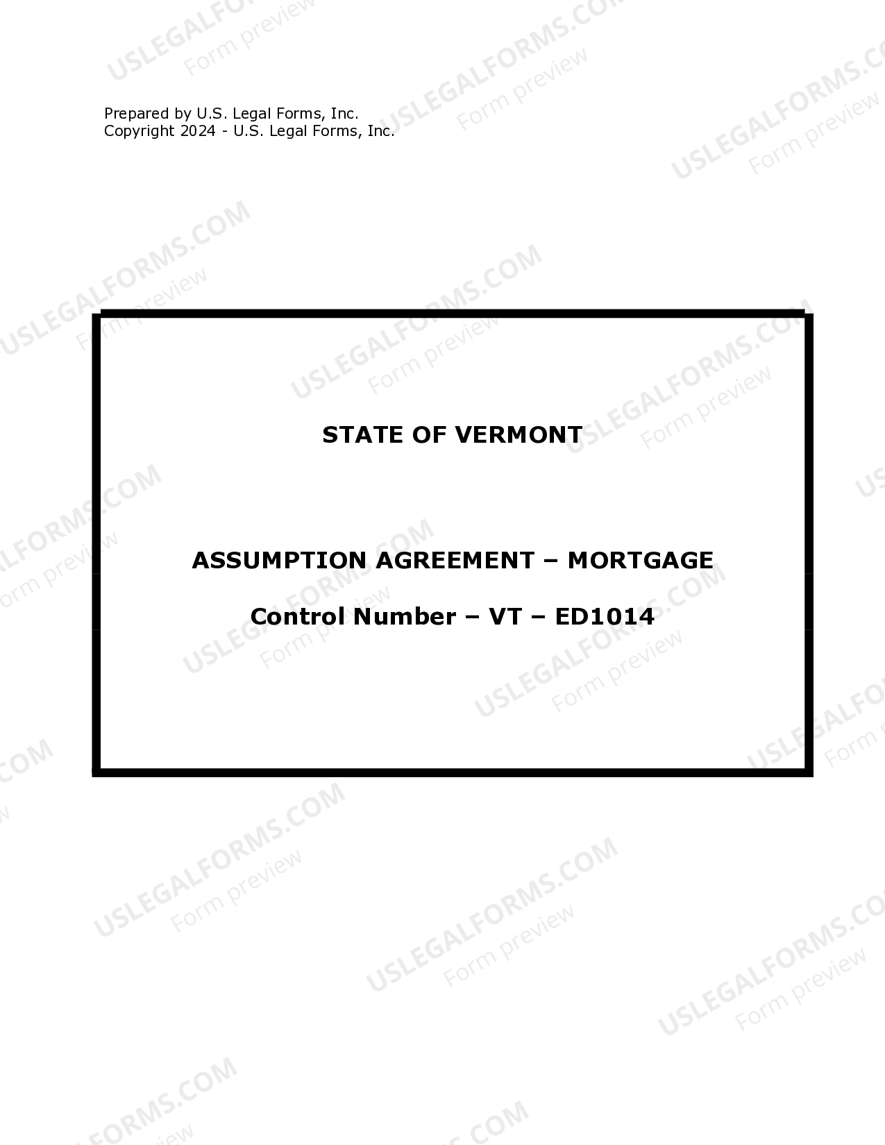 Vermont Assumption Agreement of Mortgage and Release of Original