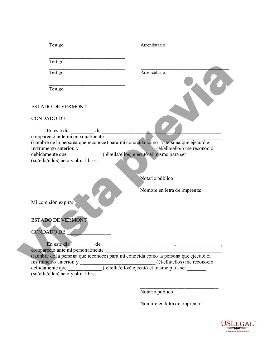 Preview Aviso de Arrendamiento para Grabación