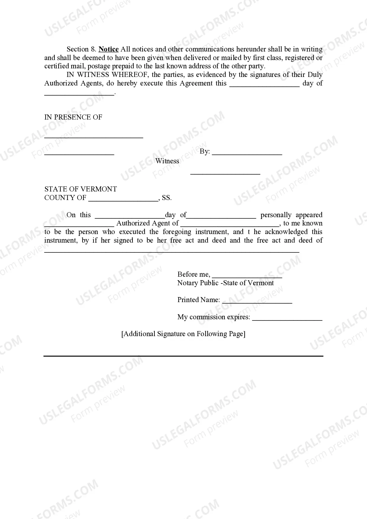 Preview Cross-Easement Agreement