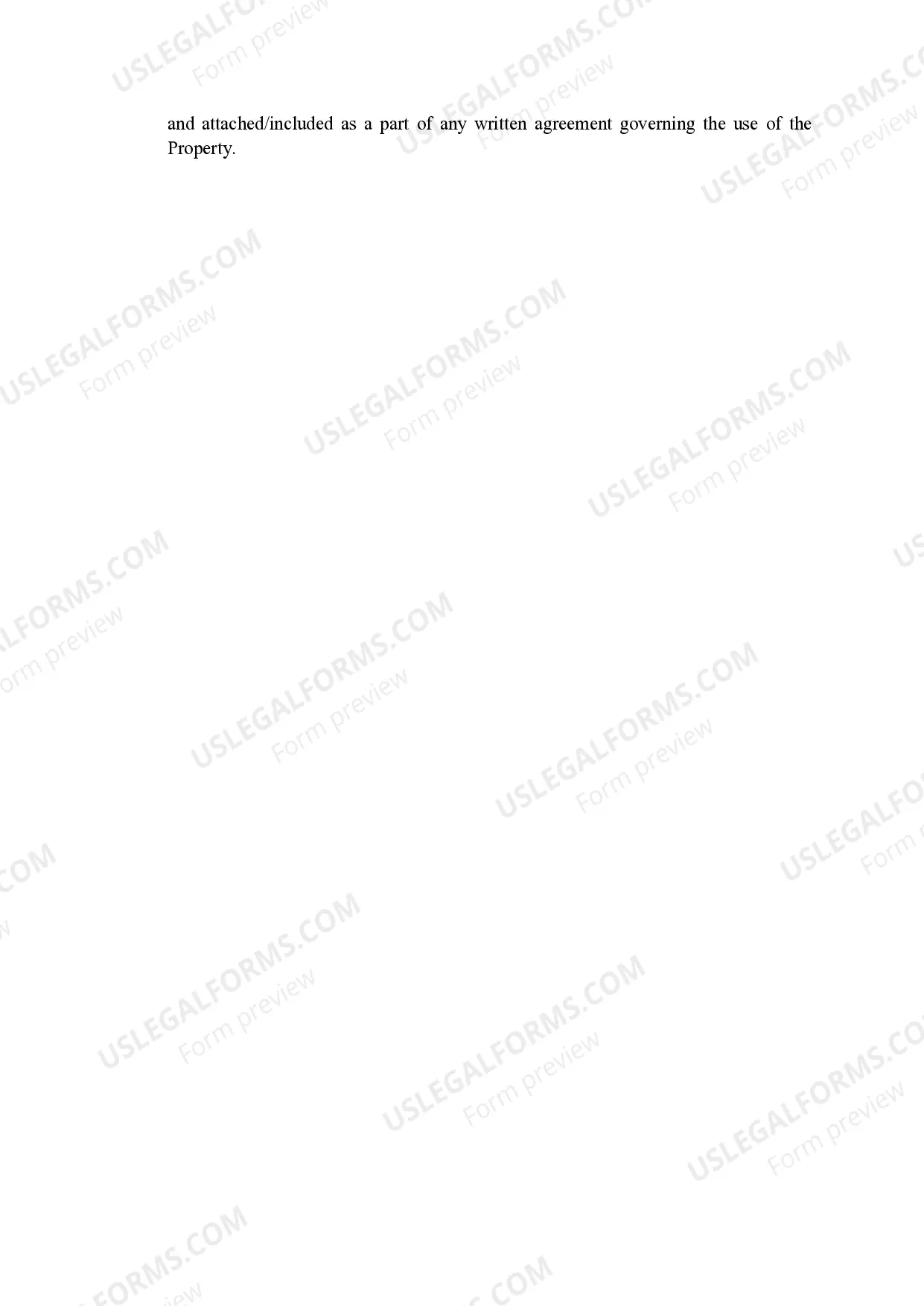 Preview Agreement for Zoning Violations