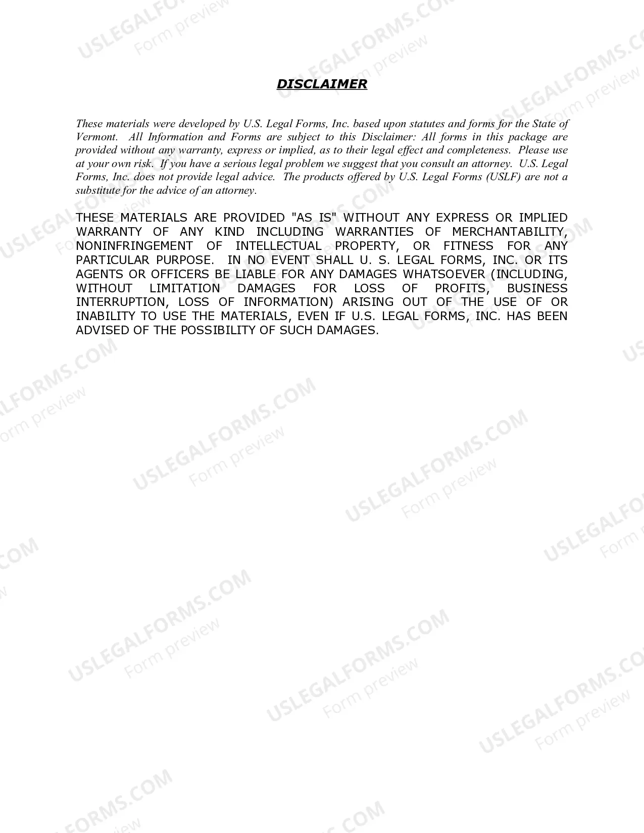 Preview Vermont Name Change Instructions and Forms Package for a Minor