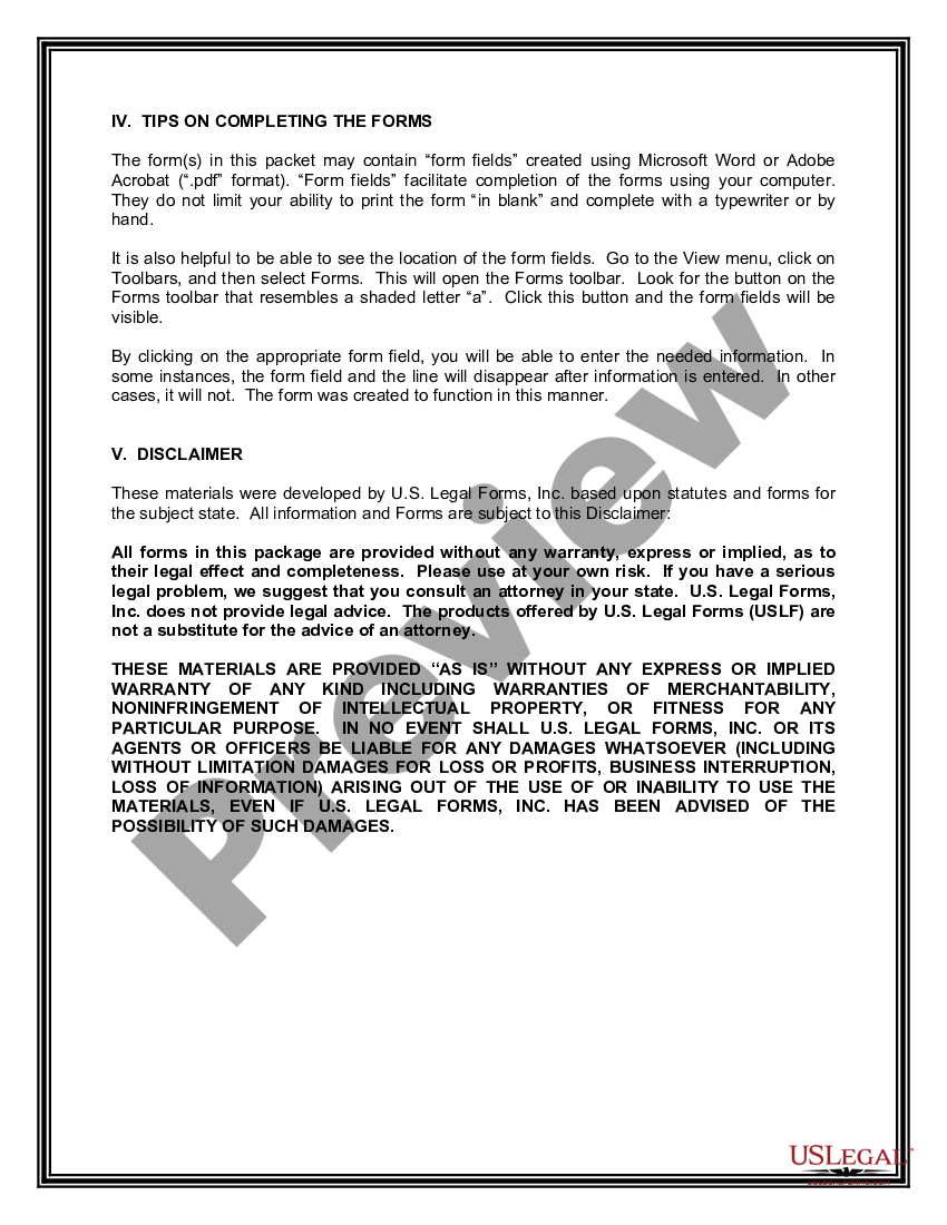 page 3 Buy Sell Agreement Package preview