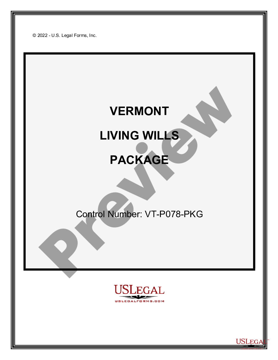 form Living Wills and Health Care Package preview