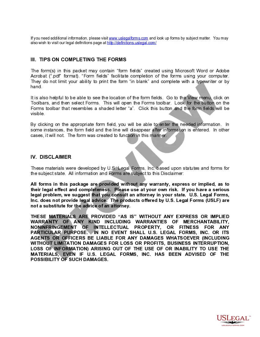 Preview Vermont Construction or Mechanics Lien Package - Corporation or LLC