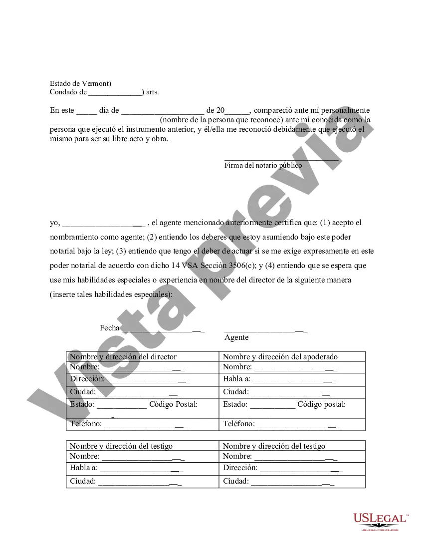 Preview Poder notarial limitado en el que se especifican poderes con ejemplos de poderes incluidos