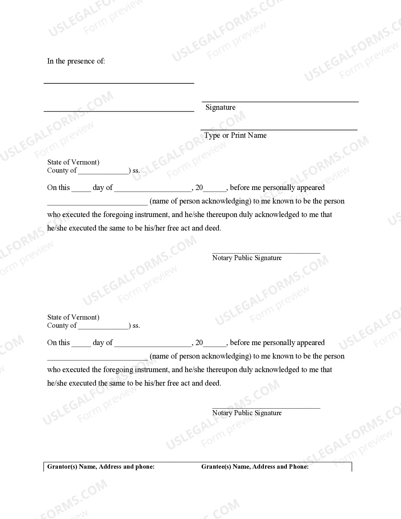 Preview Warranty Deed for Husband and Wife Converting Property from Tenants in Common to Joint Tenancy