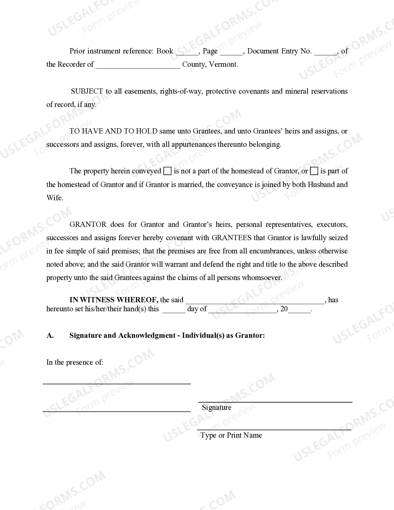 Preview Warranty Deed for Limited Partnership or LLC is the Grantor, or Grantee