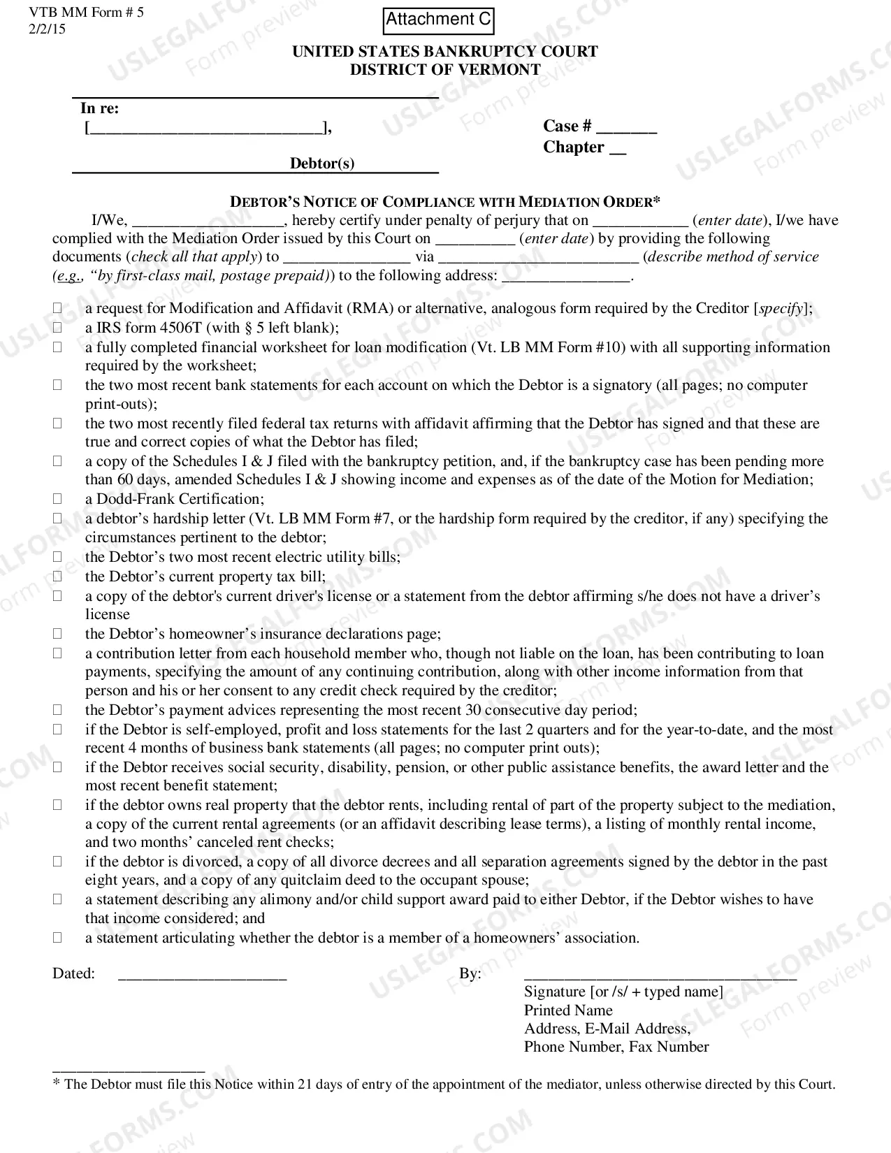Preview Creditors Response To The Debtors Mediation Documents
