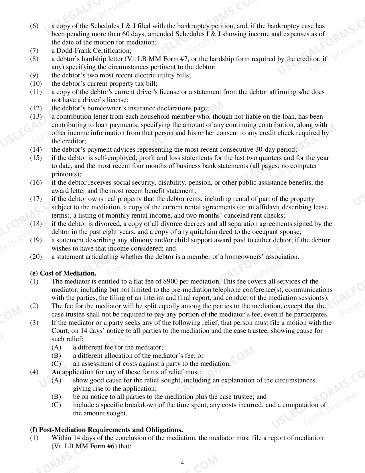 Preview Creditors Response To The Debtors Mediation Documents