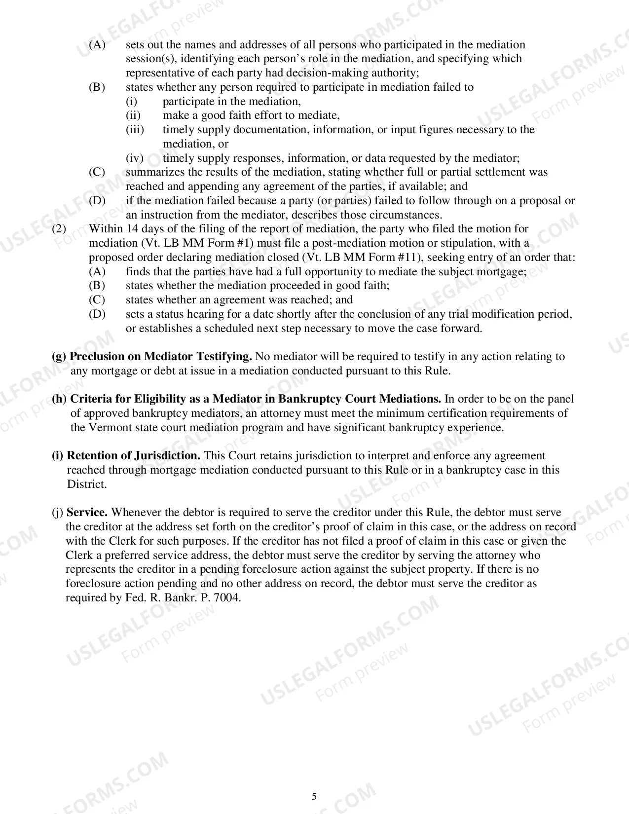 Preview Creditors Response To The Debtors Mediation Documents