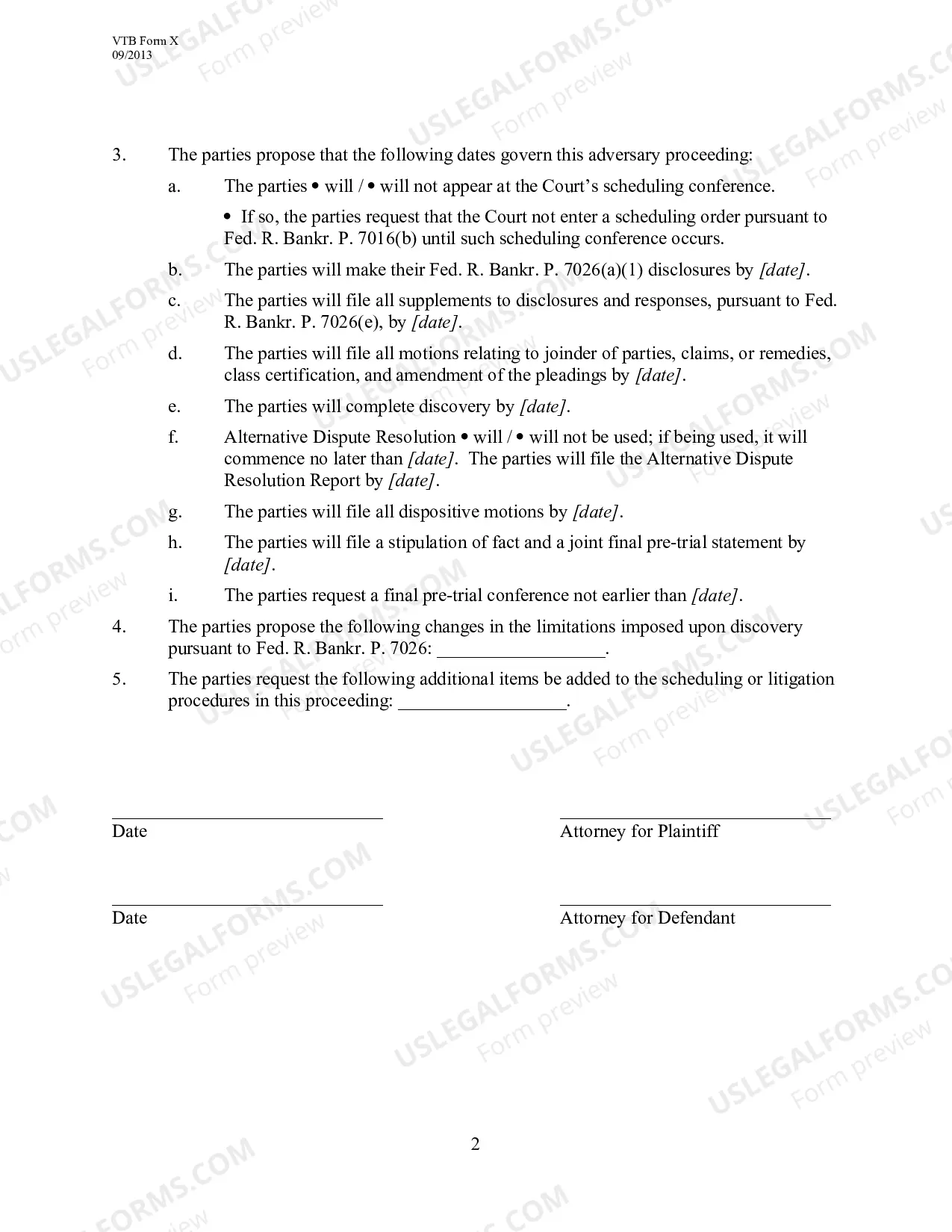 Preview Jointly Proposed Scheduling Order