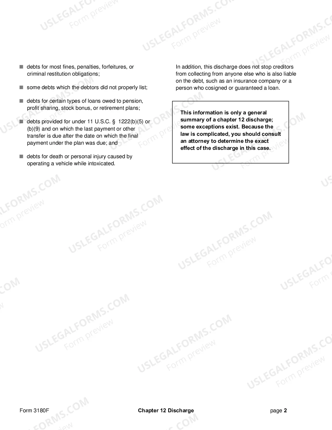 Preview Motion For Entry of Discharge (Chapter 12)