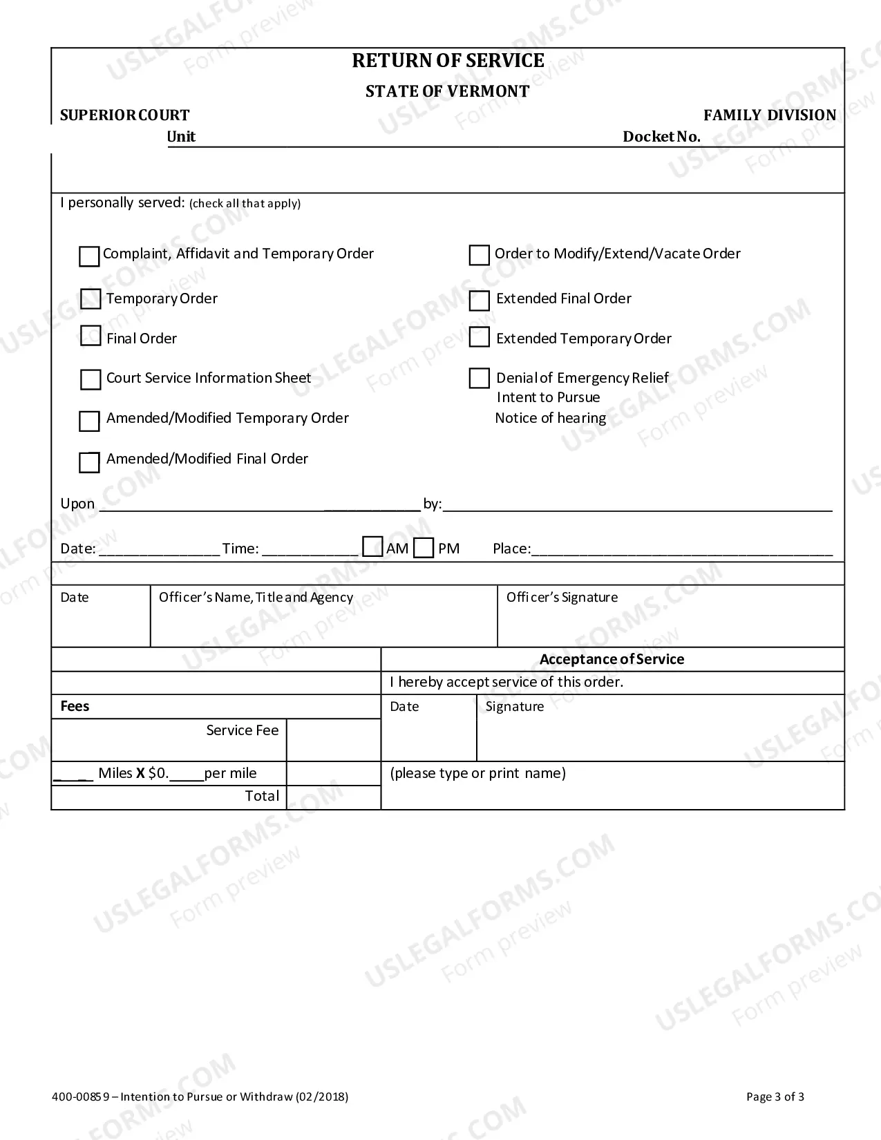 Preview Intention To Pursue Or Withdraw Complaint