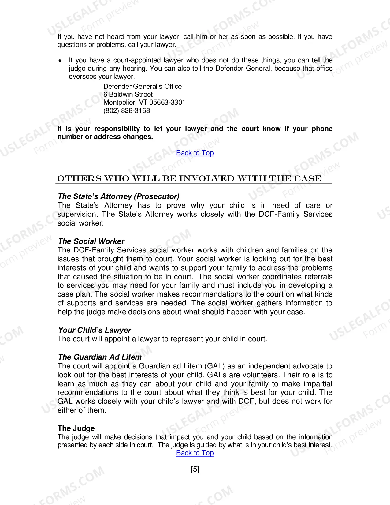 Preview A Guide for Parents in CHINS Cases