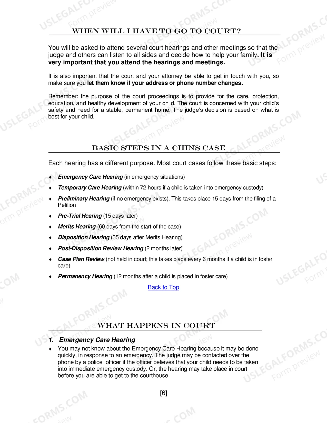 Preview A Guide for Parents in CHINS Cases