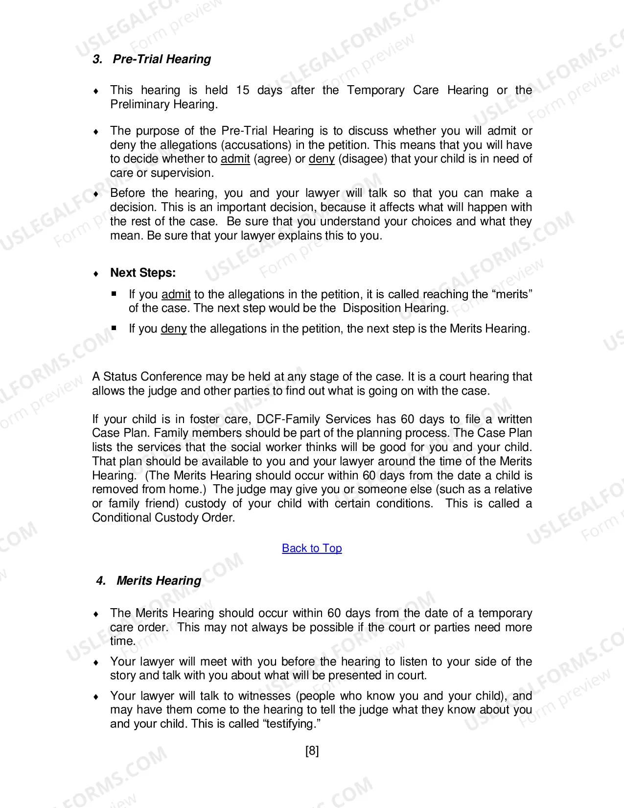 Preview A Guide for Parents in CHINS Cases