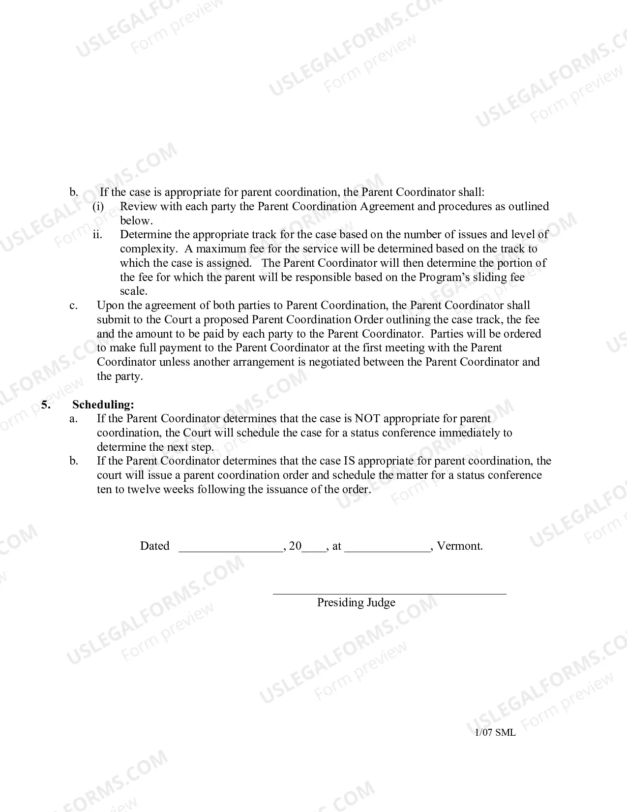 Preview PC Order for Referral Scope