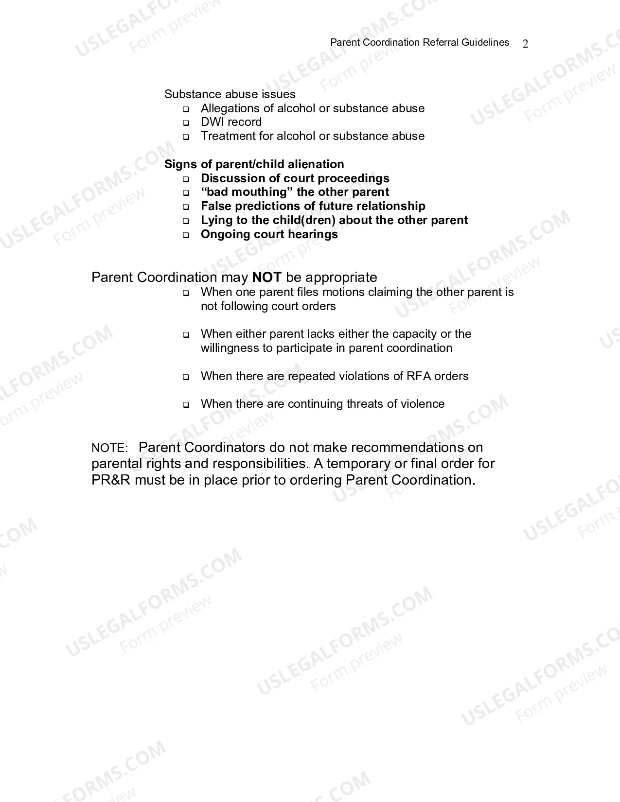 Preview Referral Guidelines for Judges and Staff