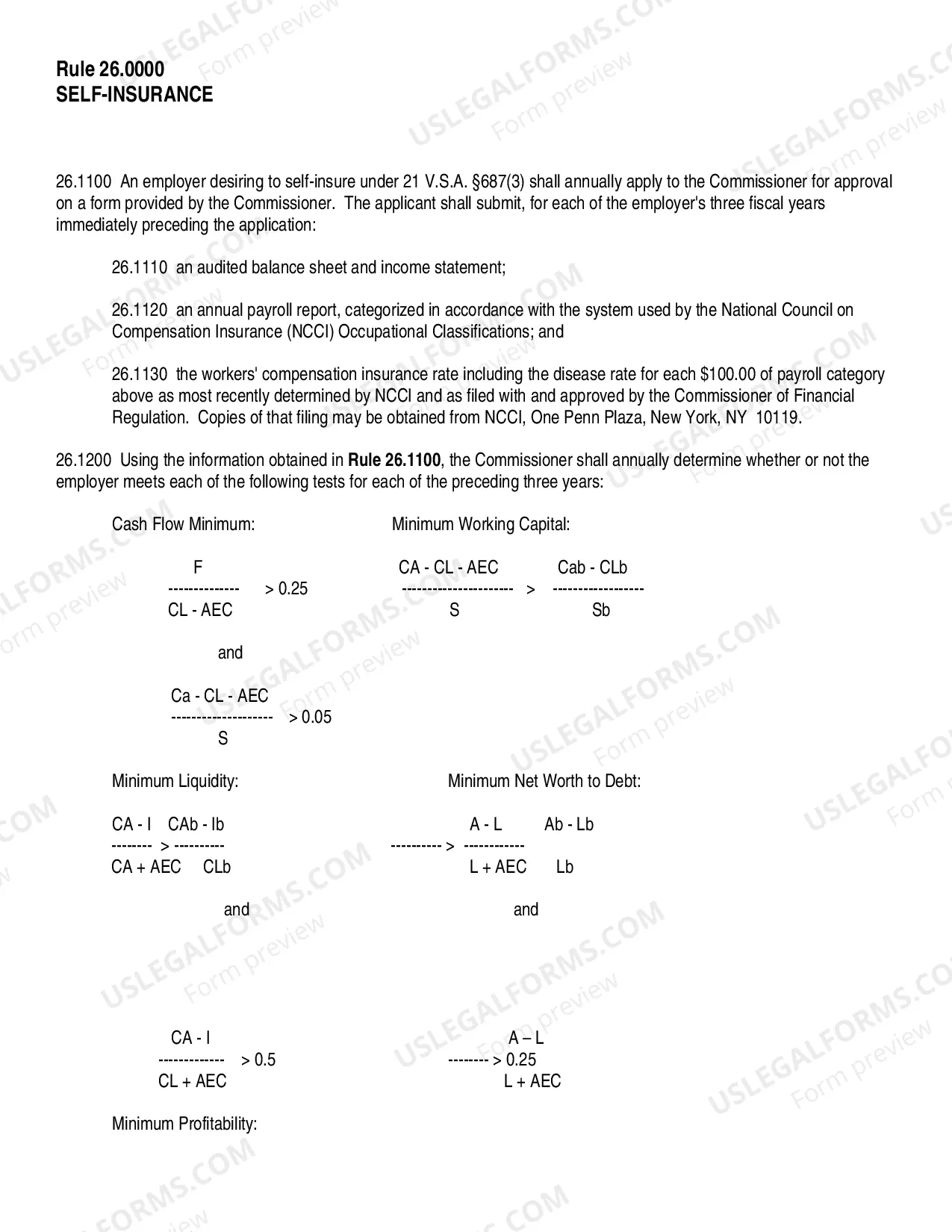 Preview Application For Self Insurance