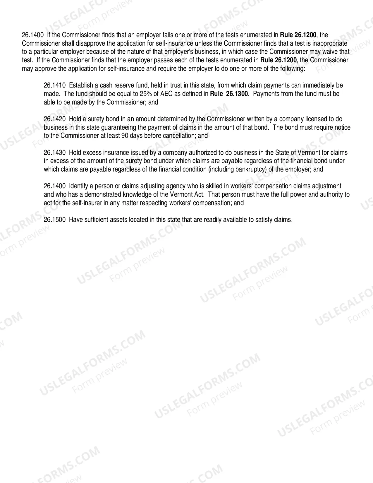 Preview Application For Self Insurance