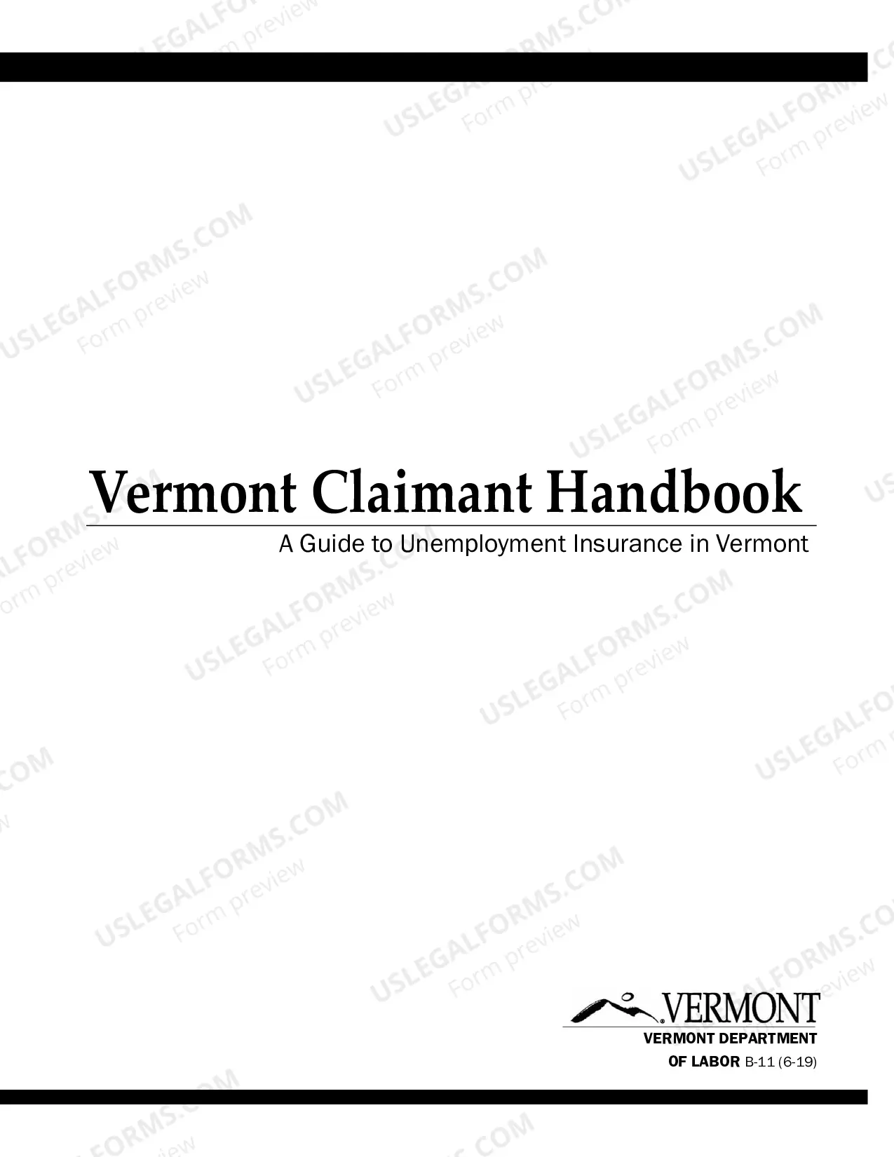 Preview B-11 UI Claimant Handbook
