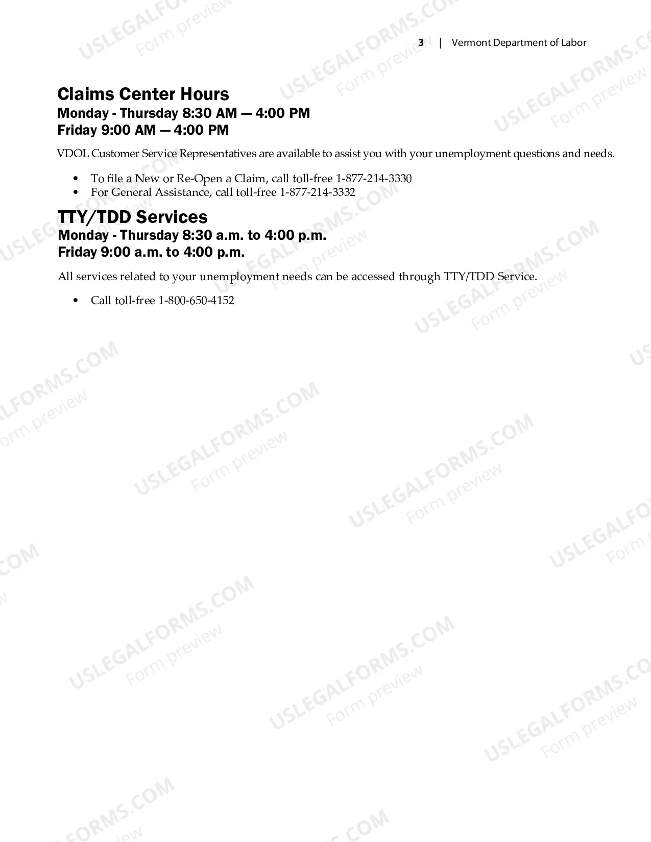 Preview B-11 UI Claimant Handbook