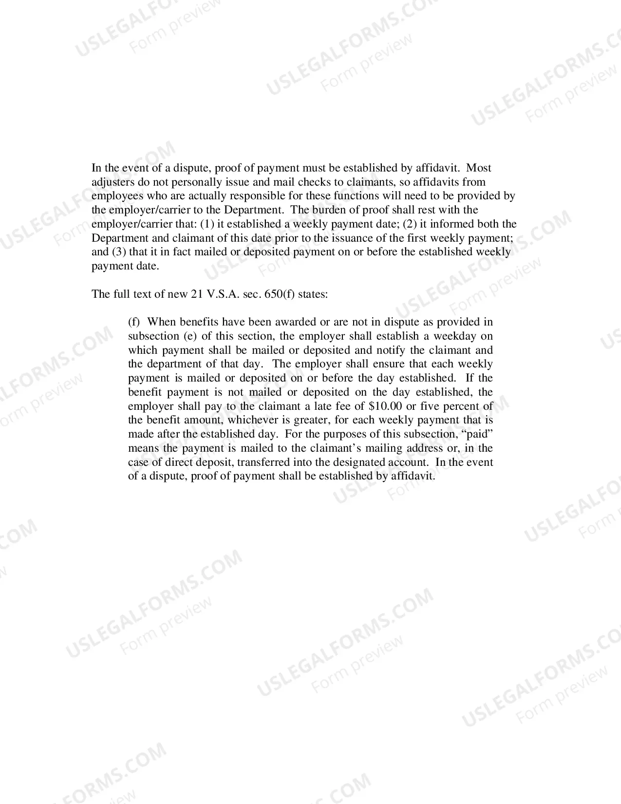 Preview Payment Scheduling Clarification Guidance Document