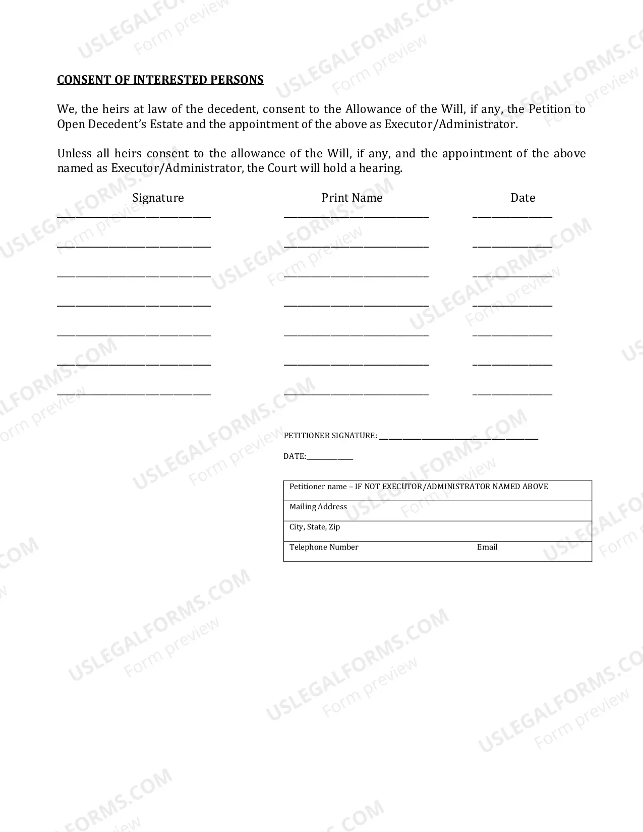 Preview Petition to Open a Small Estate Under 14 V.S.A. Chapter 81