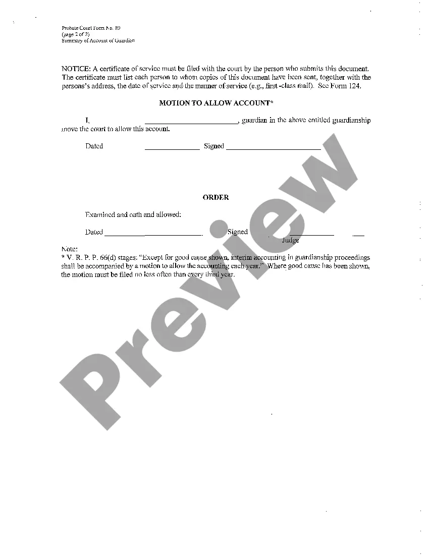 Get Summary of Account of Guardian Preview Summary of Account of Guardian