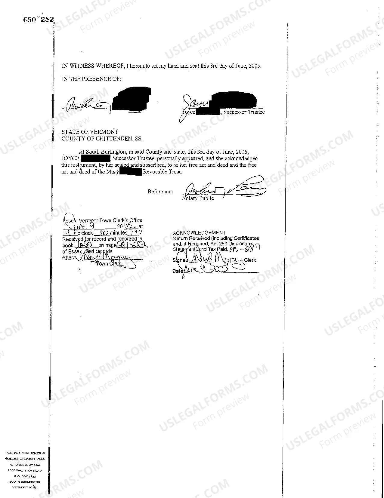 Preview Trustee's Deed Conveying Property to Joint Tenants