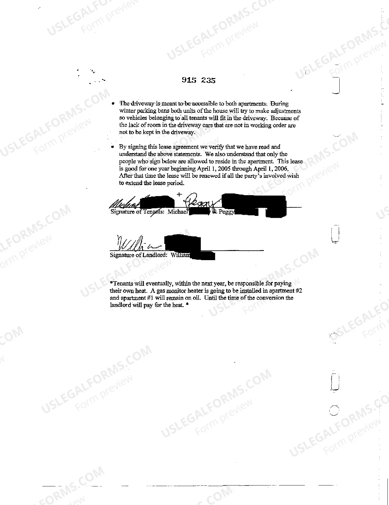 Preview Residential Lease Agreement