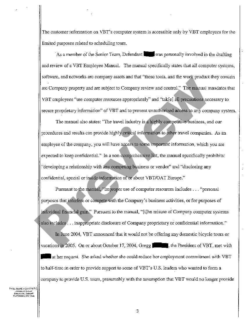 Preview A02 Motion for Temporary Restraining Order and Preliminary Injunction Including Memorandum of Law