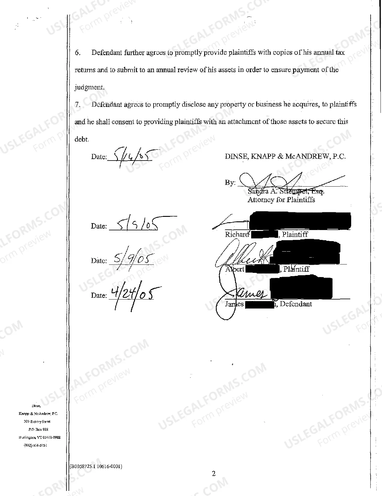 Preview A02 Settlement Agreement