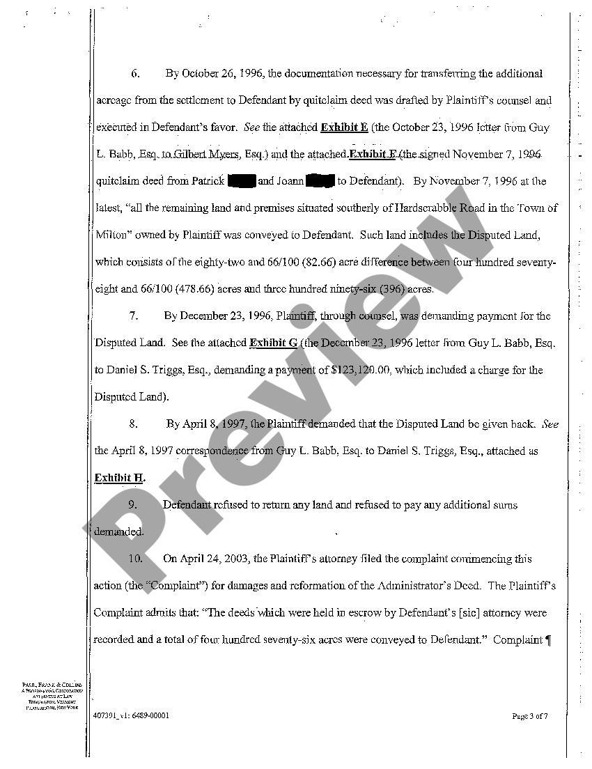 Vermont Defendant's Motion for Summary Judgment US Legal Forms