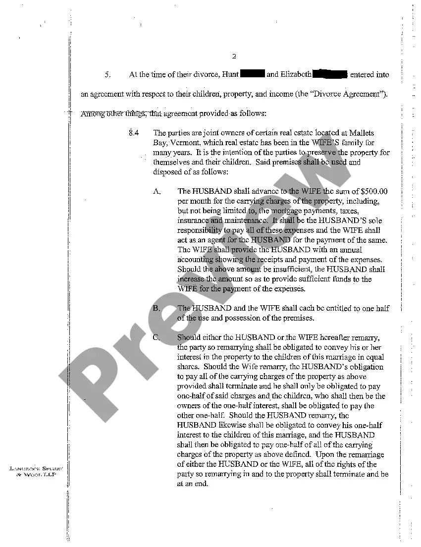 Preview Complaint for Quieting Title