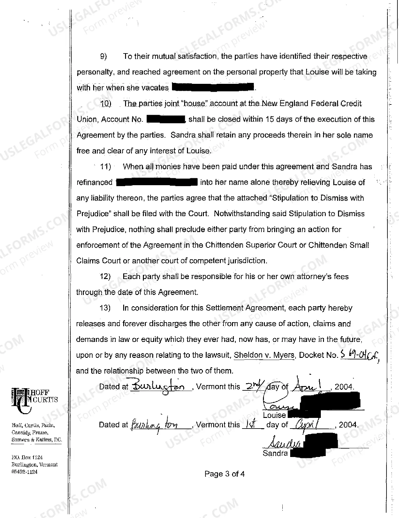 Preview A02 Settlement Agreement and General Release