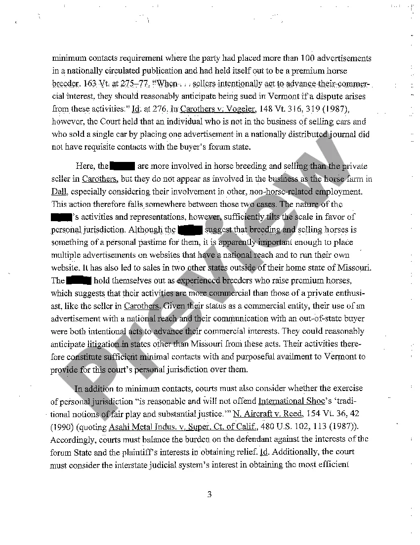 Preview A04 Entry of Order Denying Motion to Dismiss on Issue of Jurisdiction