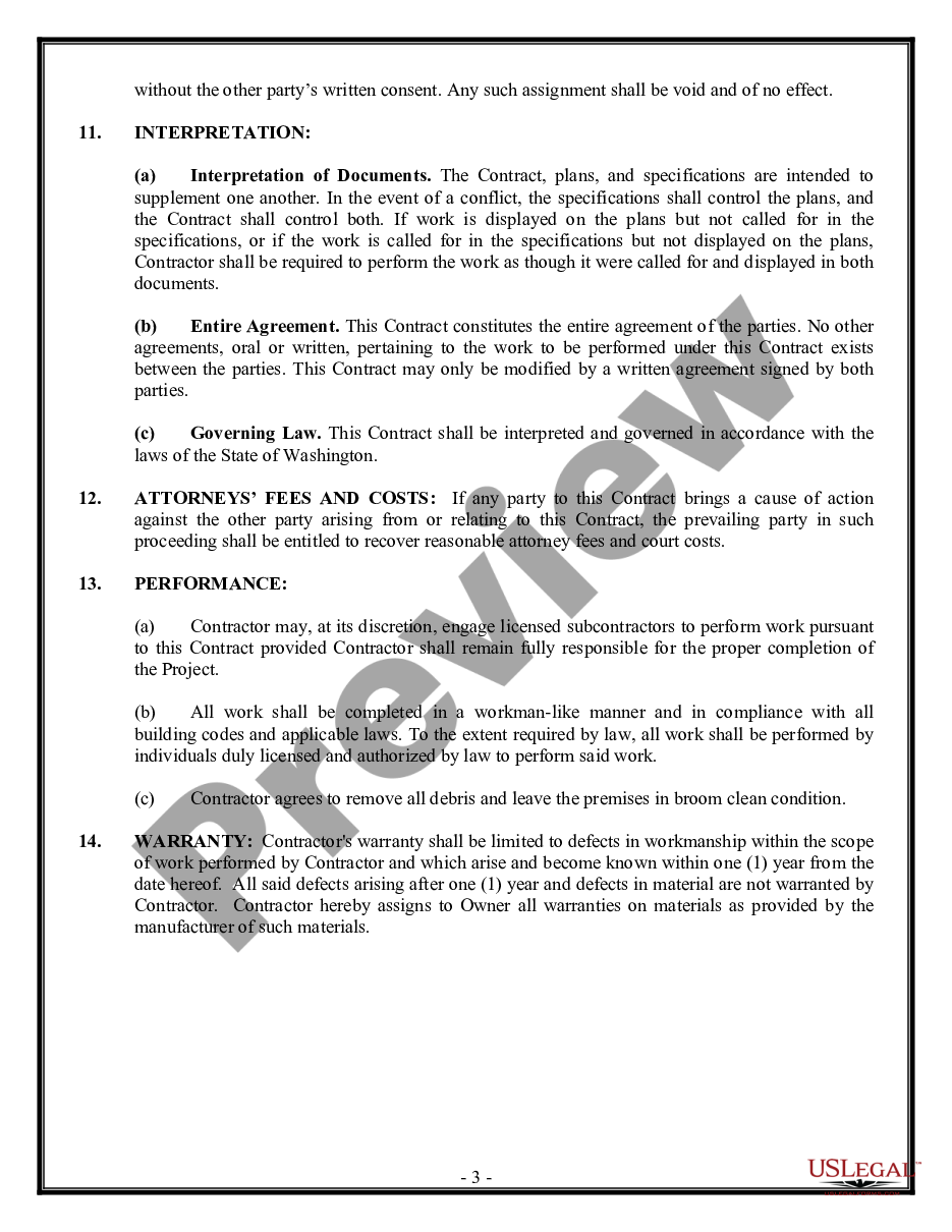 page 2 Trim Carpenter Contract for Contractor preview