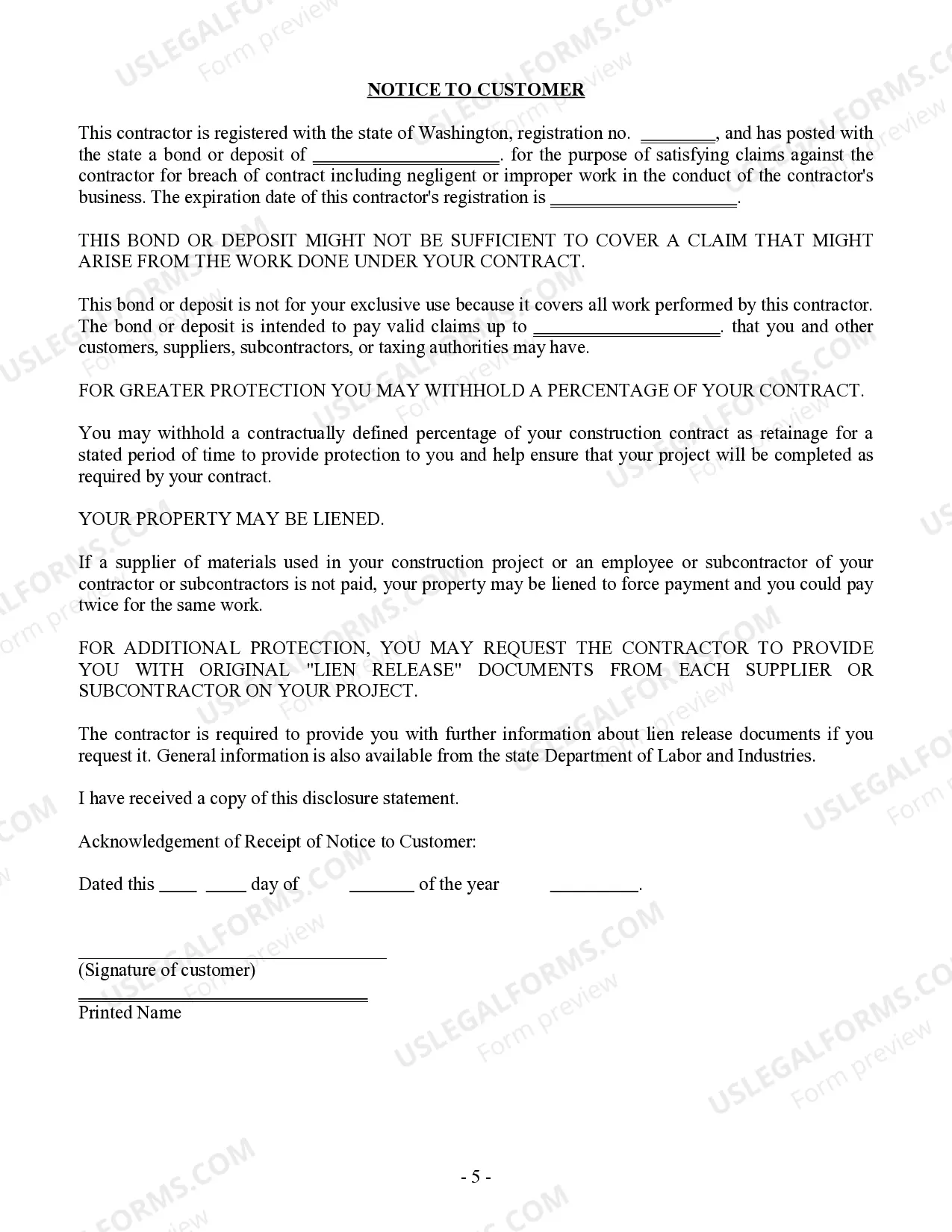 Preview Brick Mason Contract for Contractor