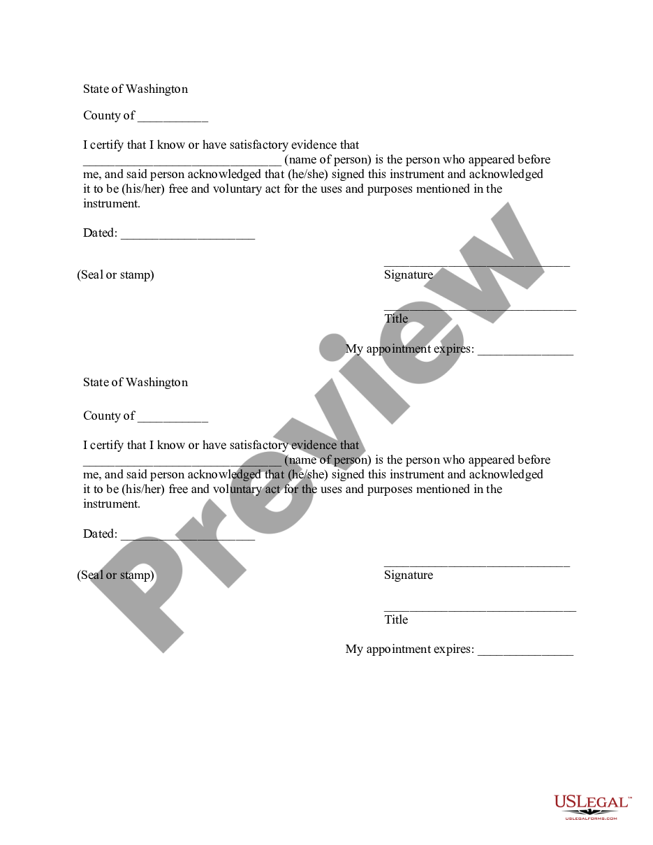 page 1 Notice of Assignment of Contract for Deed preview