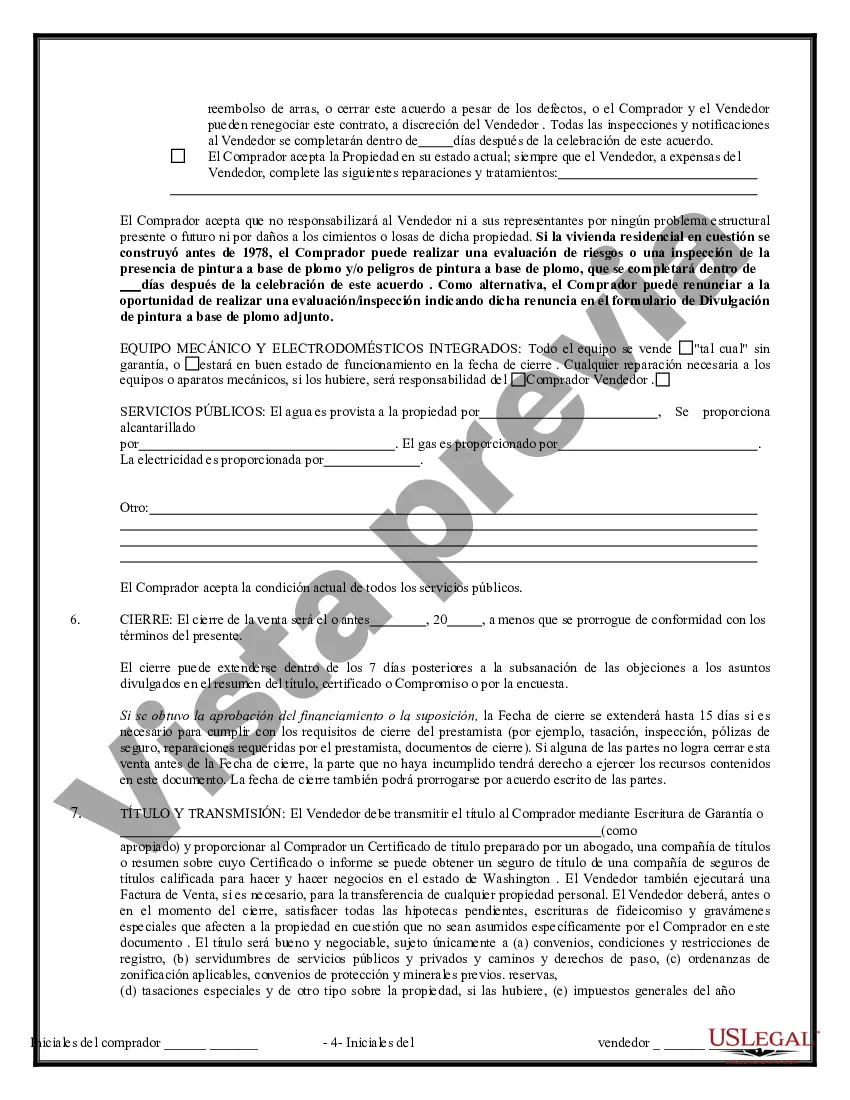 Preview Contrato de Compraventa de Bienes Inmuebles sin Corredor para Acuerdo de Venta de Casa Residencial